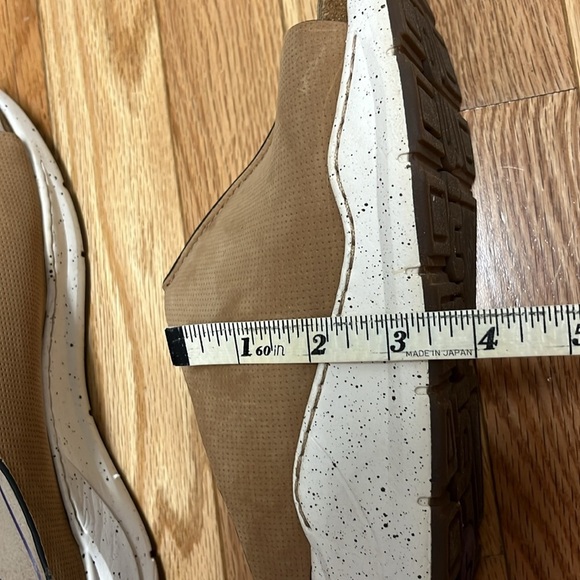 Bionica Oceana Modern Tan Waterproof Leather Platform‎ Slip On Comfort Sandals - Picture 5 of 5